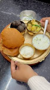 Sitafal Sabzi + Kuttu Ki Puri + Sabudana Kheer